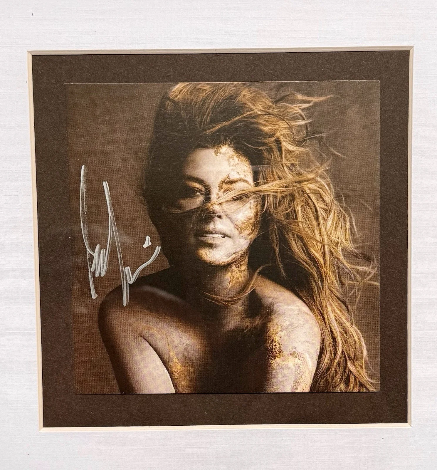 Shania Twain Hand Signed Queen of Me CD Framed Authentic Autograph Display, image 3