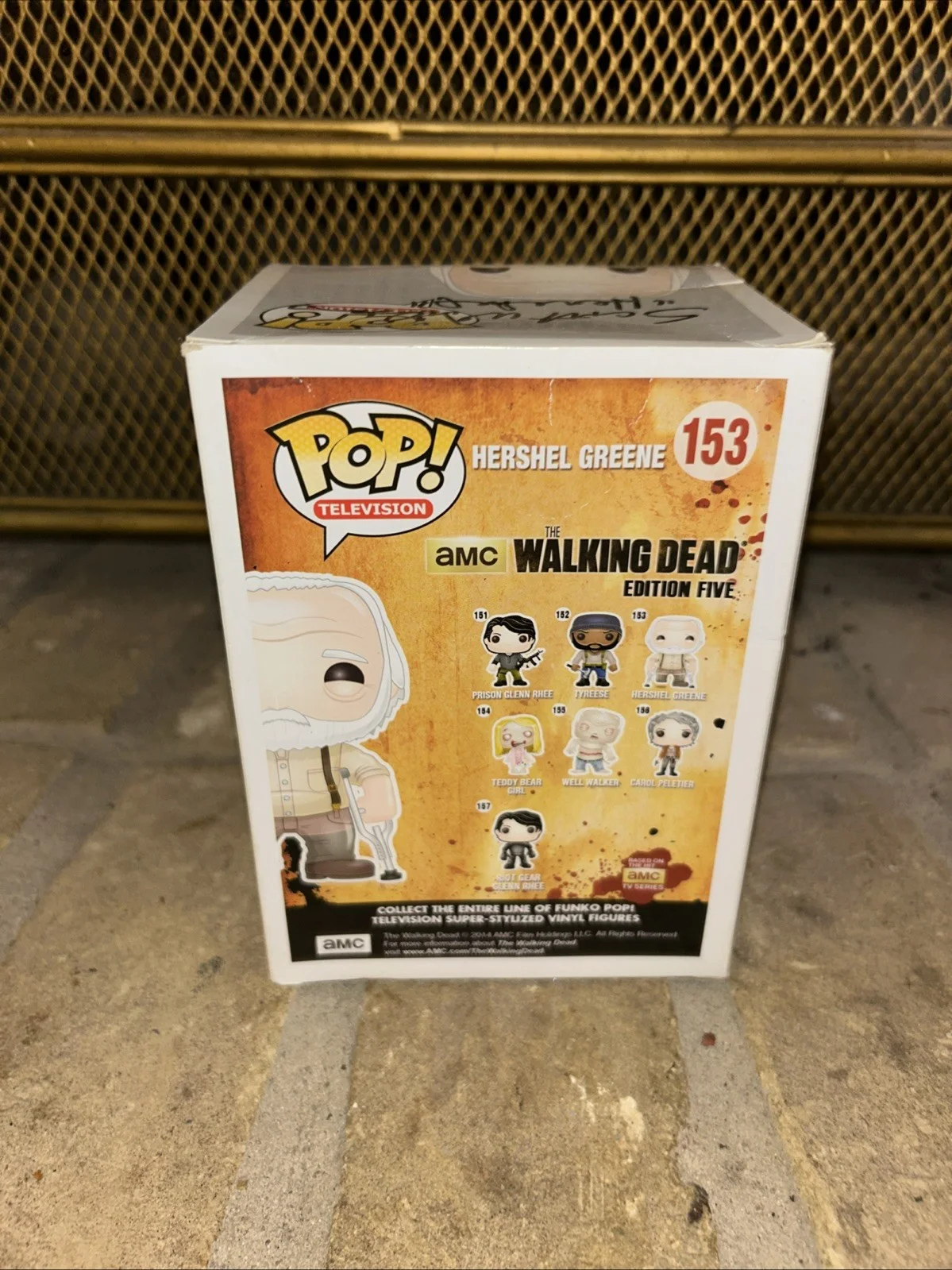 Scott Wilson — Signed Funko Pop & Photo Walking Dead Herschel Greene Vinyl Figure Scott Wilson, изображение 3