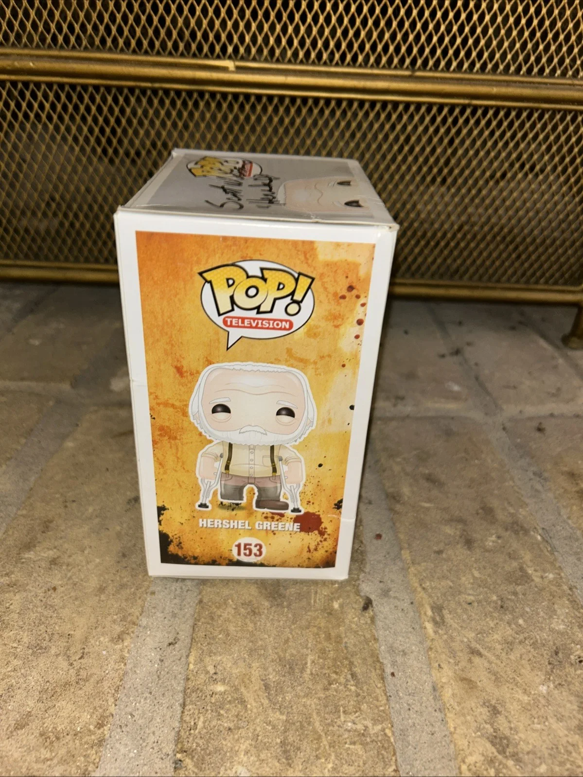 Scott Wilson — Signed Funko Pop & Photo Walking Dead Herschel Greene Vinyl Figure Scott Wilson, изображение 4