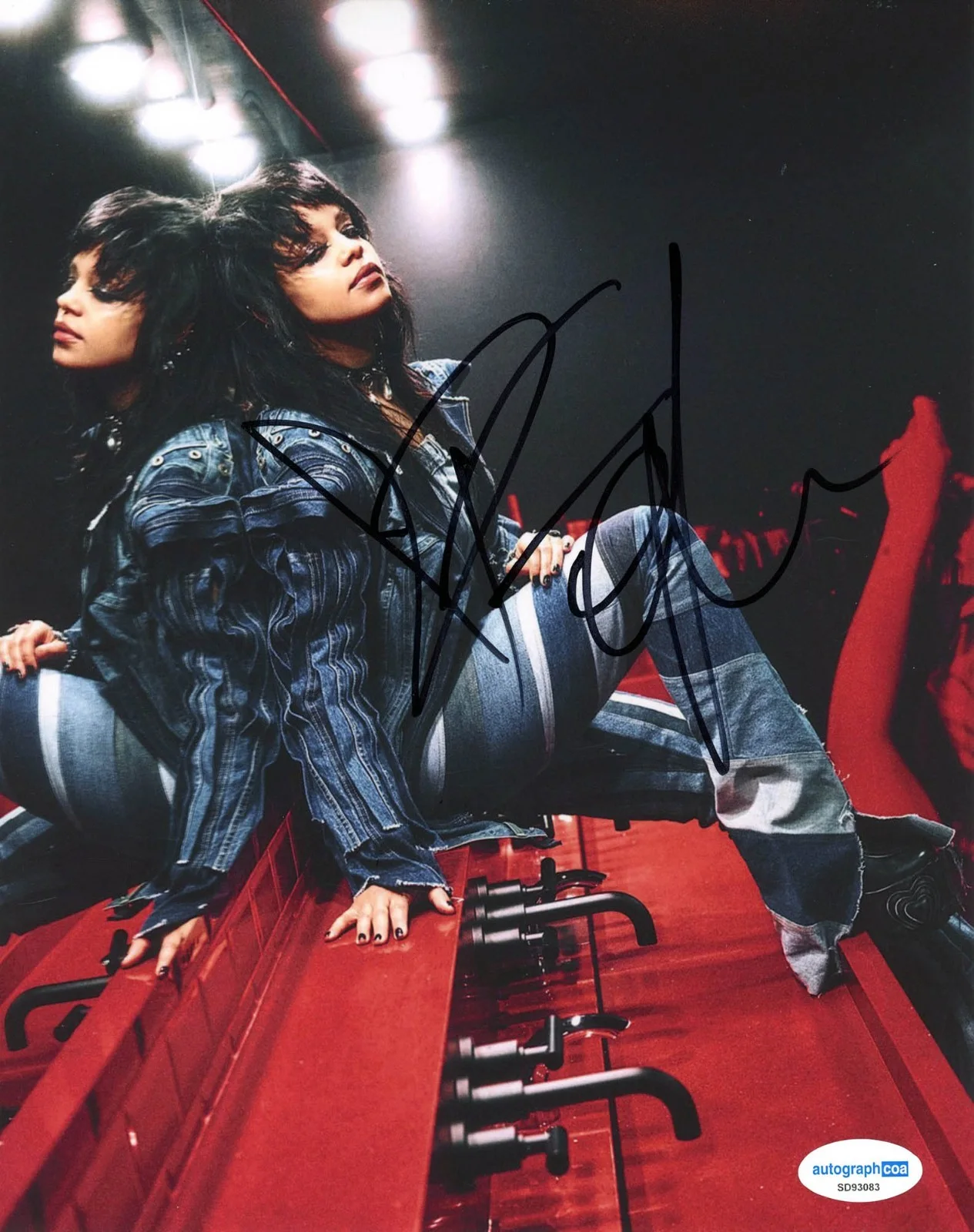 Fefe Dobson — Fefe Dobson signed 8x10 Photo a TAKE ME AWAY Ghost STUTTERING Singer ACOA COA, image 3