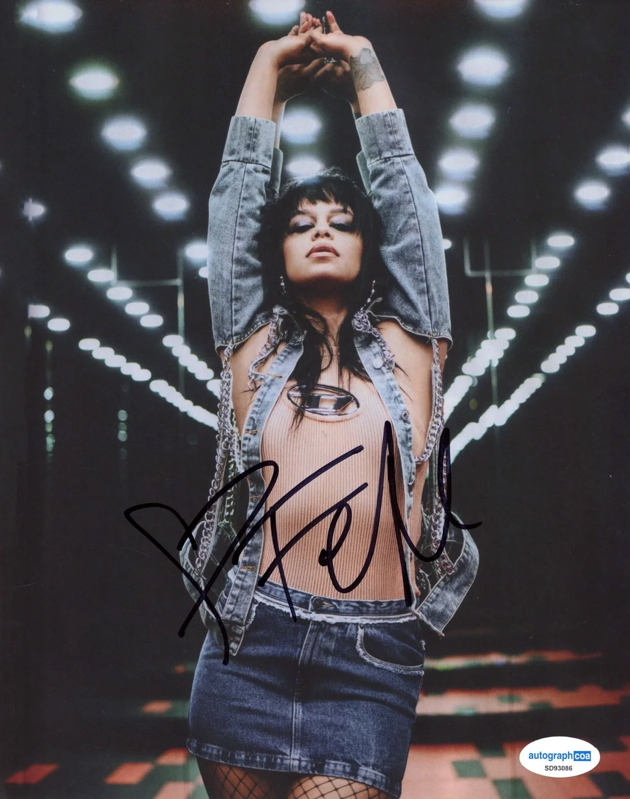 Fefe Dobson — Fefe Dobson signed 8x10 Photo EXACT PROOF d HOT Ghost STUTTERING Singer ACOA COA, image 4