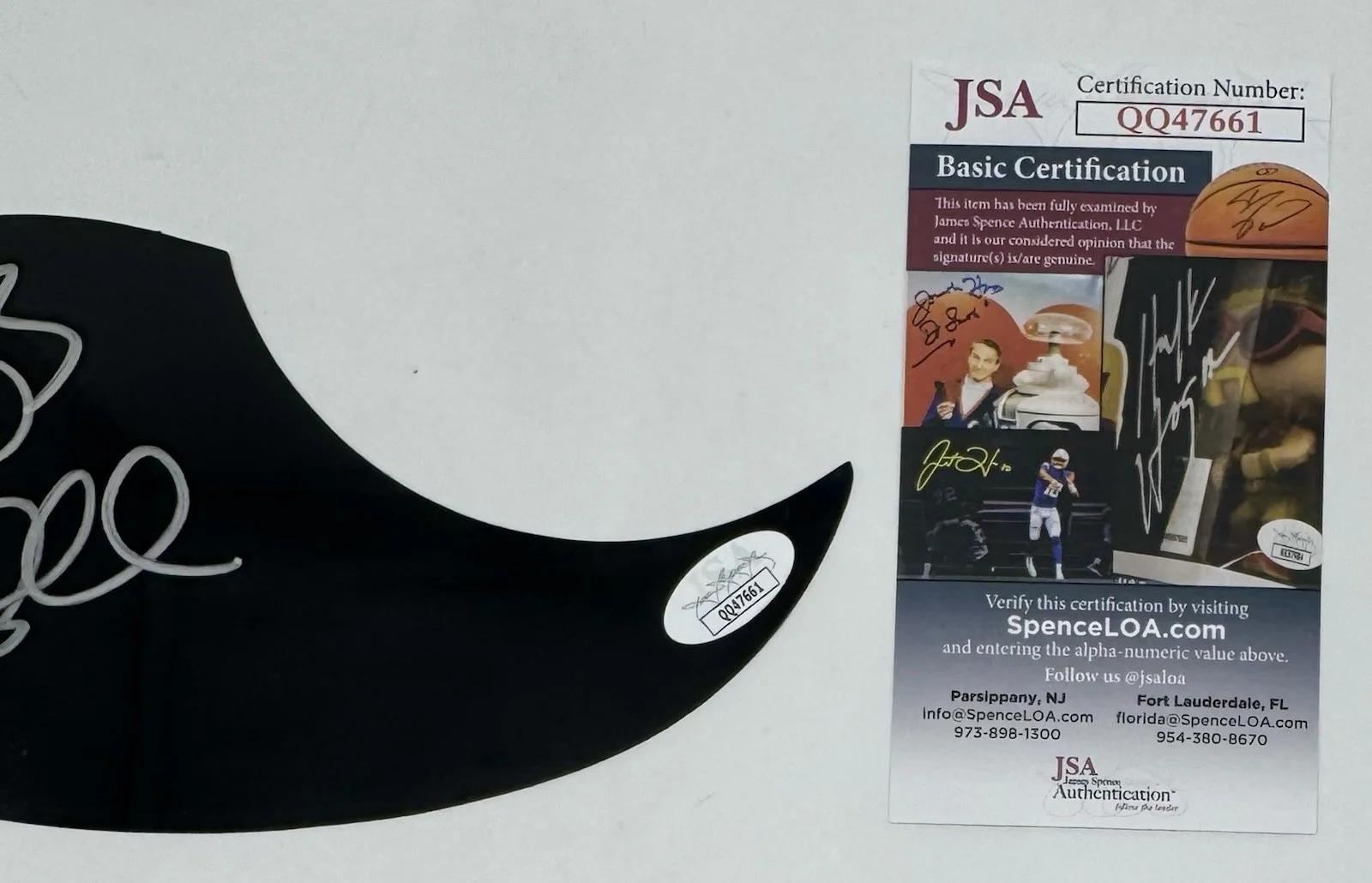 RYAN CABRERA HAND SIGNED AUTOGRAPH ACOUSTIC PICKGUARD WITH JSA COA, image 4