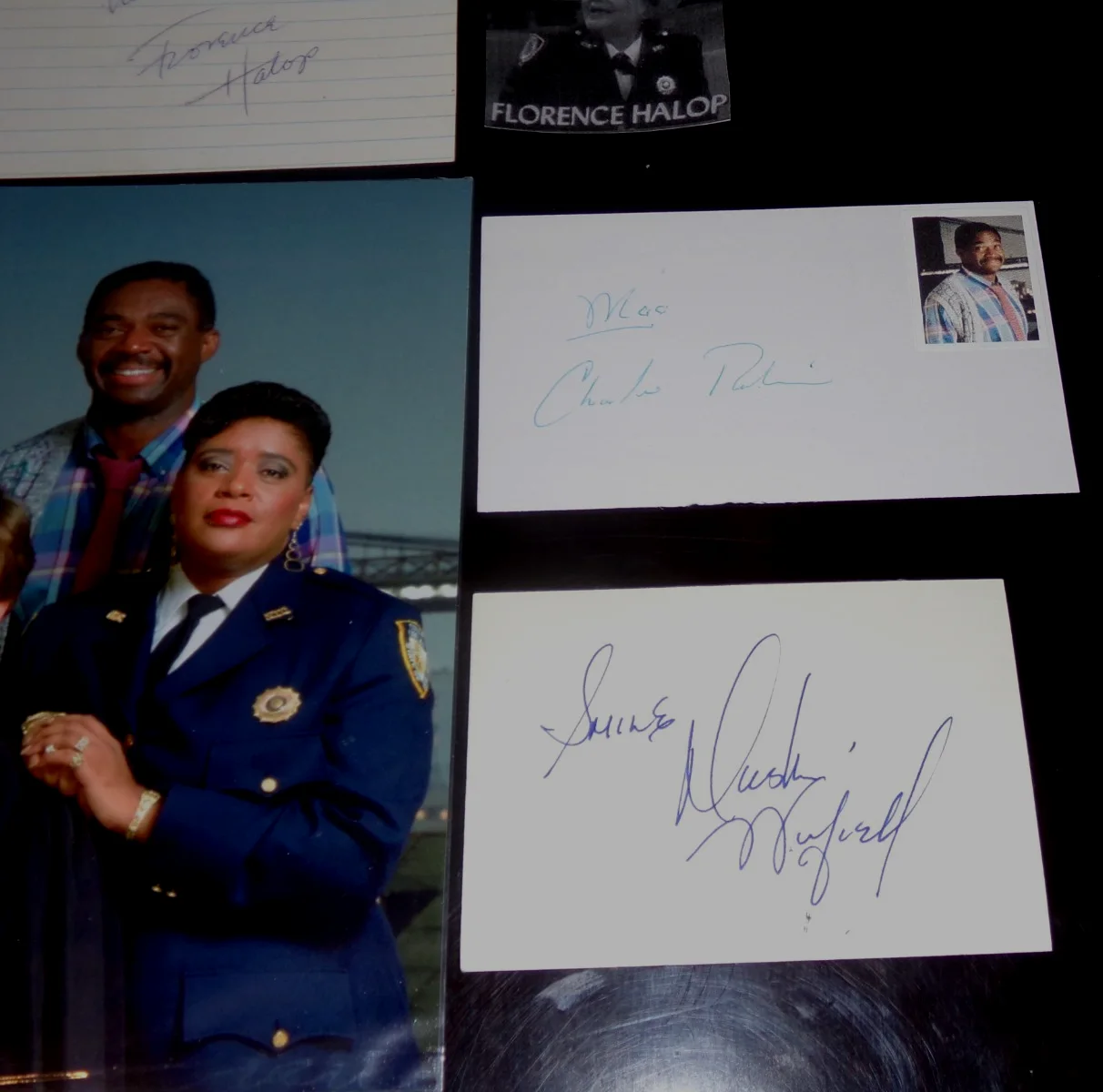 Harry Anderson Markie Post John Larroquette Charles Robinson Moll — Night Court TV Show Cast Autographed Index Cards Anderson Post Halop Robinson +, изображение 5