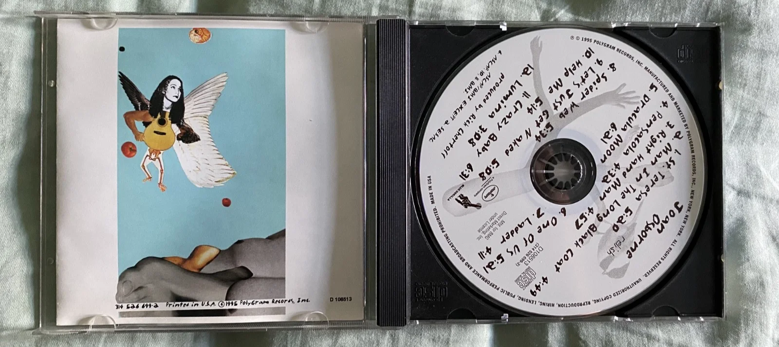 Joan Osborne — Joan Osborne signed Relish - CD - 1995 - AUTHENTIC, image 4