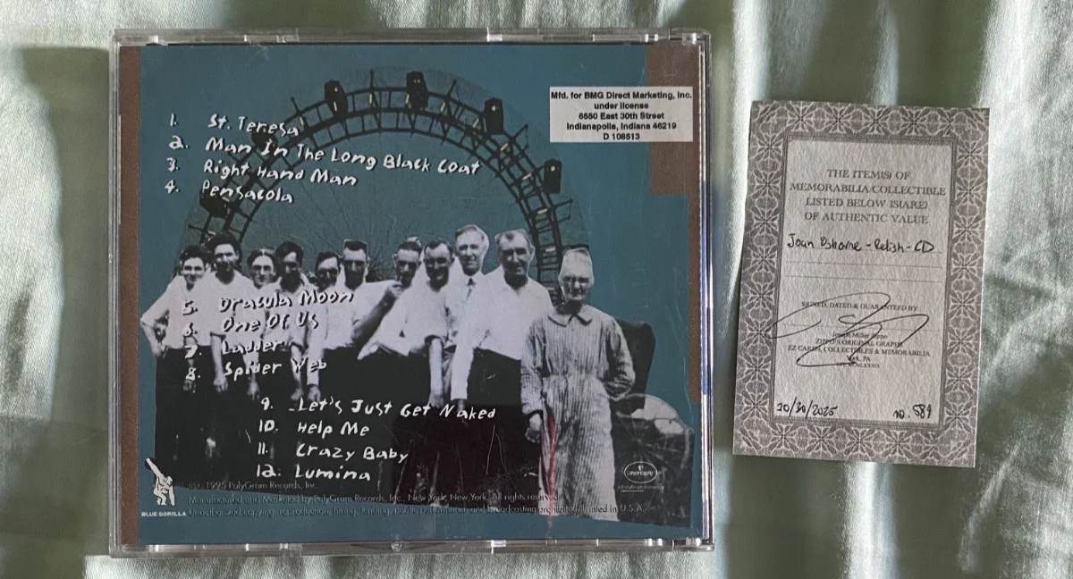 Joan Osborne — Joan Osborne signed Relish - CD - 1995 - AUTHENTIC, image 5
