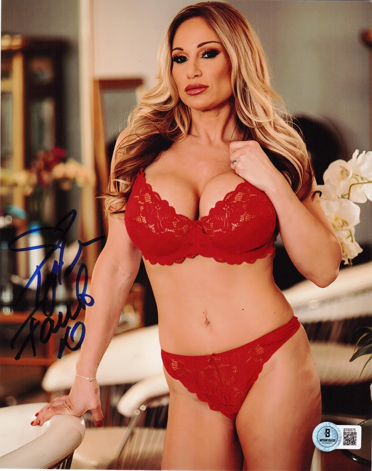 Tyler Faith — Hot Sexy Tyler Faith Signed 8x10 Photo Adult Star Authentic Autograph Beckett