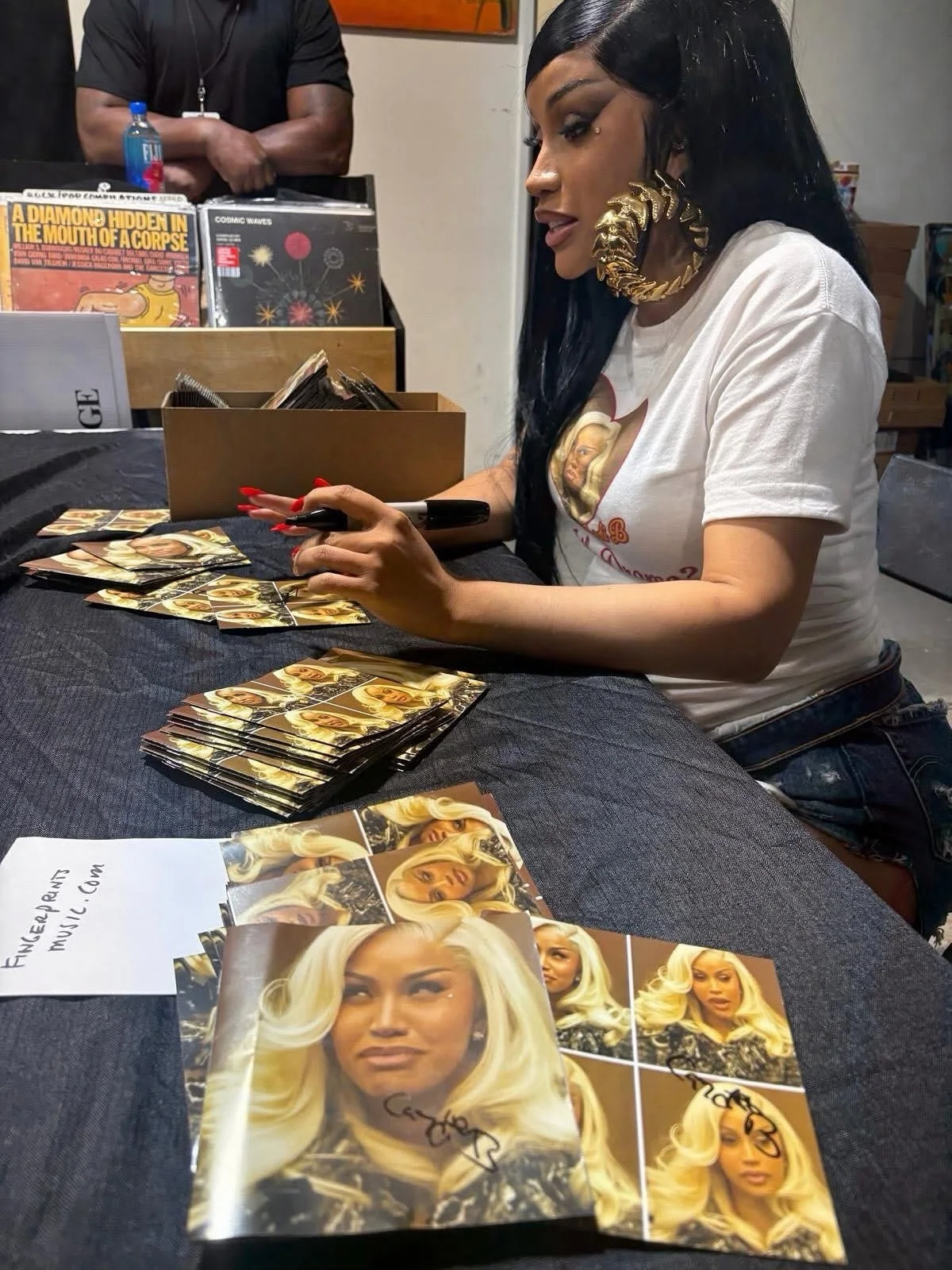 Cardi B Signed Autographed “Am I the Drama?” CD Albums (2 Copies), image 4