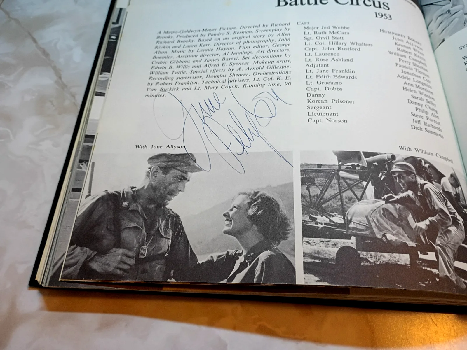 Lauren Bacall — RARE! Lauren Bacall Autographed Bogey Book w/Pat O'Brien June Allyson Autographs, изображение 3