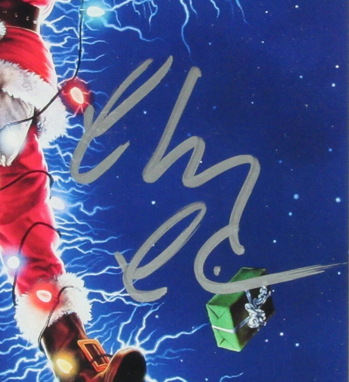 Chevy Chase Autographed 11x17 Movie Poster "Christmas Vacation" Framed JSA, image 2