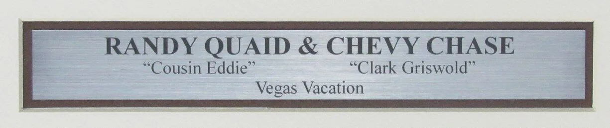Chevy Chase/Randy Quaid Dual-Autographed 11x14 Photo "Vegas" Framed JSA, изображение 3
