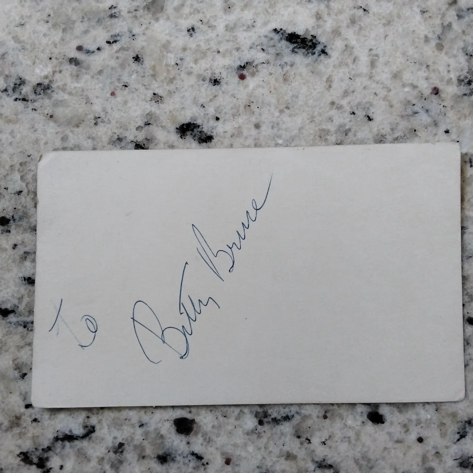 Betty Bruce SIGNED Card Photo 50s Movie TV Stage Actress Gypsy Tessie Tura, изображение 3