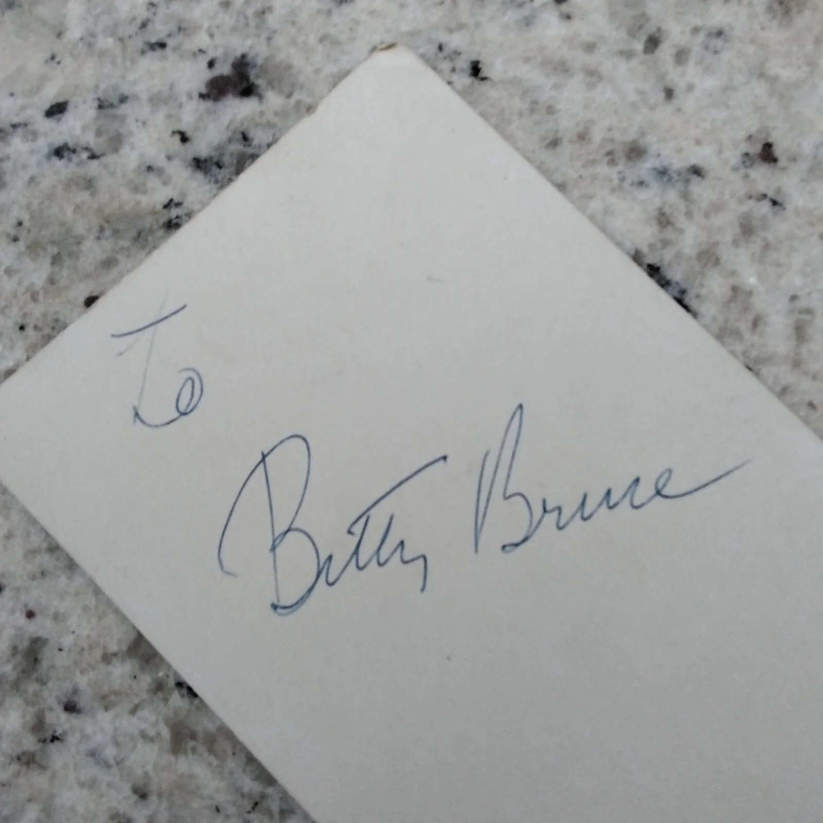 Betty Bruce SIGNED Card Photo 50s Movie TV Stage Actress Gypsy Tessie Tura, изображение 4