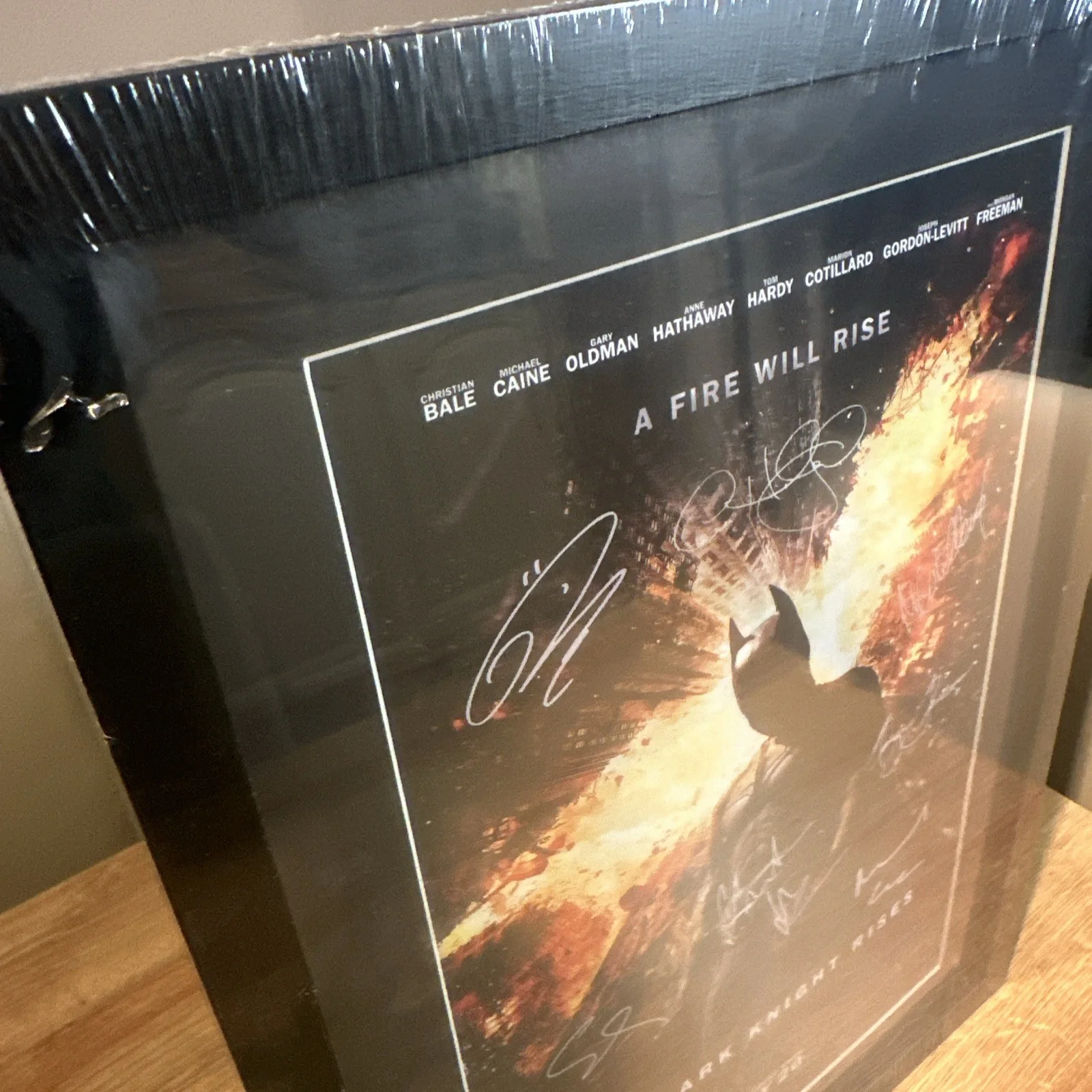 The Dark Knight Rises Christian Bale Printed Poster Signed Autograph - A3, image 2