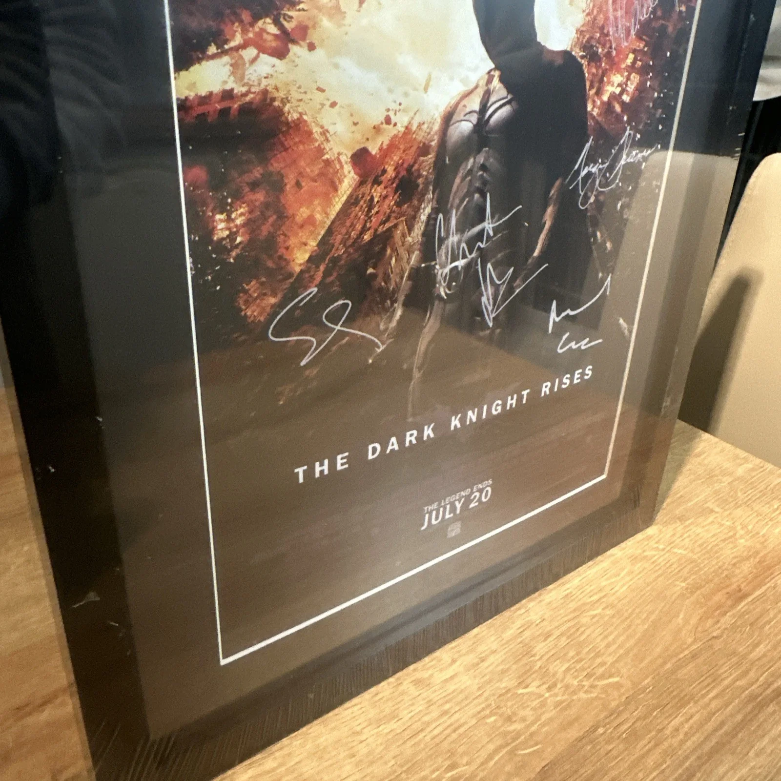 The Dark Knight Rises Christian Bale Printed Poster Signed Autograph - A3, image 3