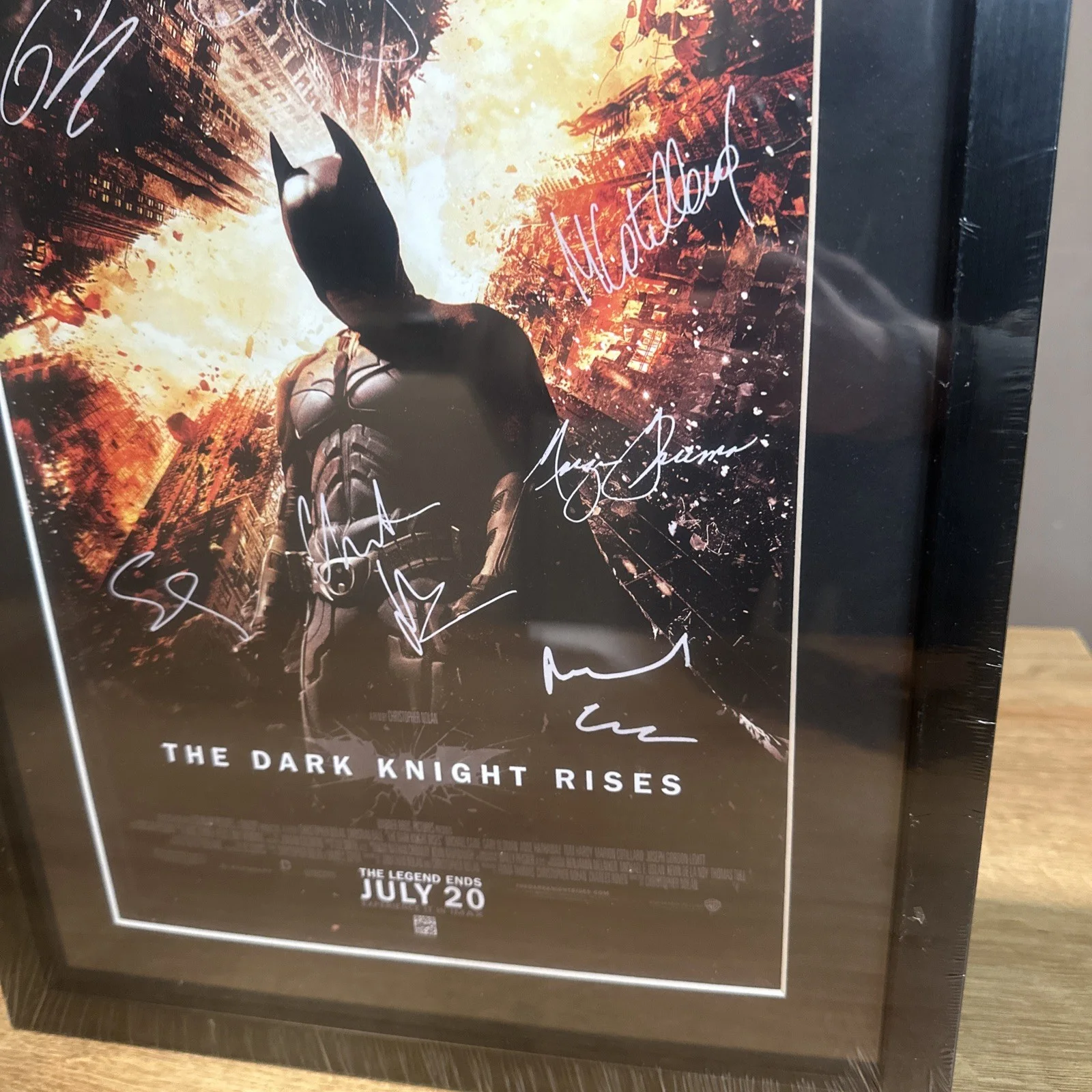 The Dark Knight Rises Christian Bale Printed Poster Signed Autograph - A3, image 4