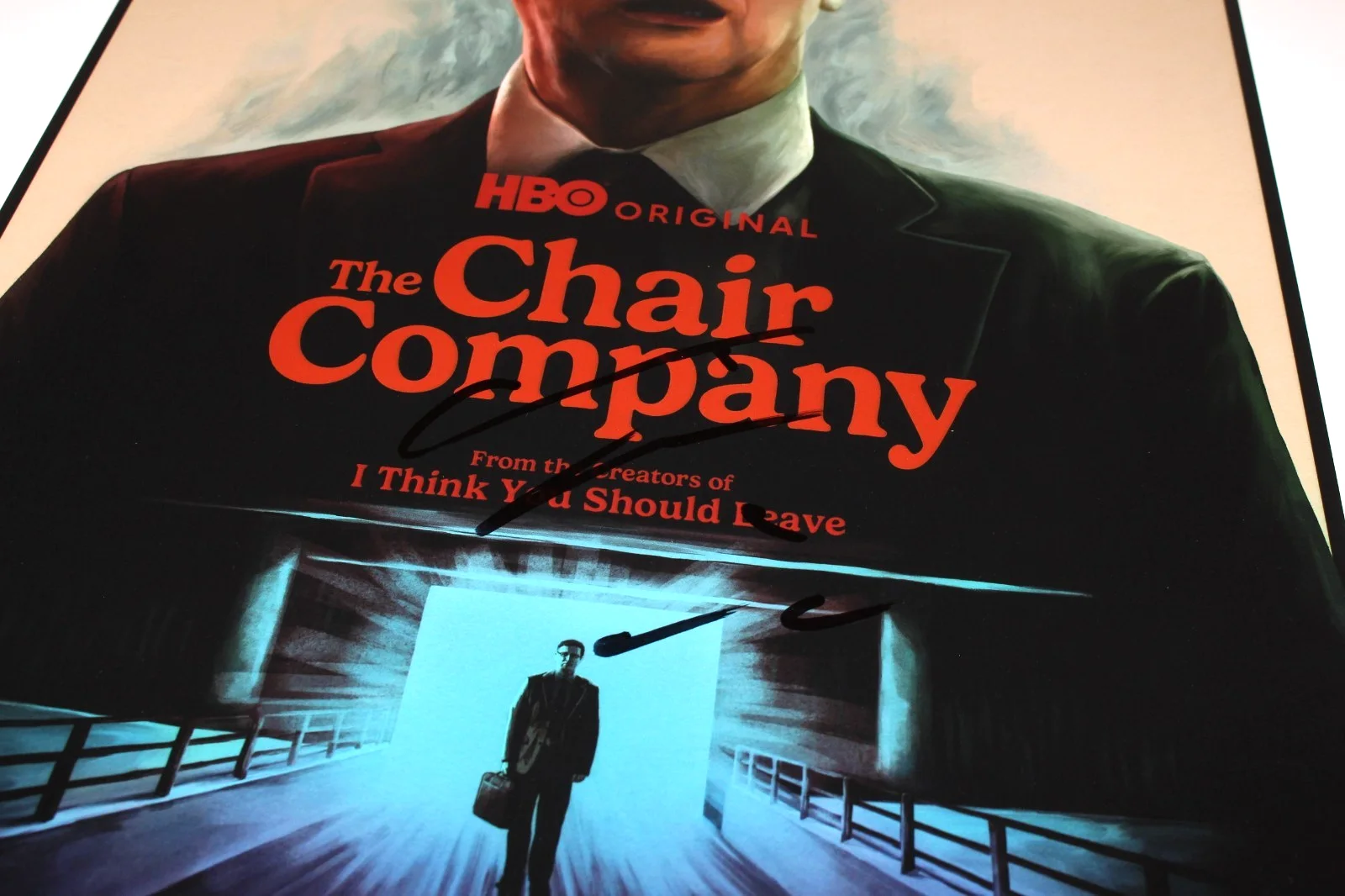 TIM ROBINSON SIGNED 'THE CHAIR COMPANY' 12x18 POSTER PHOTO HBO BAS BECKETT COA, изображение 3