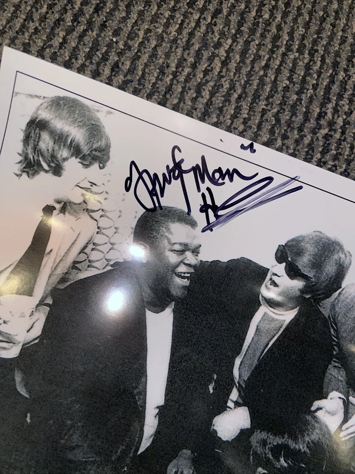 Clarence “Frogman” Henry Signed Autographed Promo 8x10 Photo Decade PGH, изображение 2
