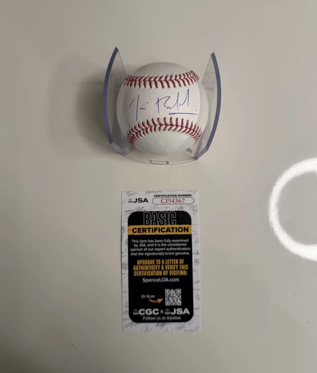 Jim Belushi — Jim Belushi Actor Autographed Baseball Chicago Cubs Blue Brothers JSA COA