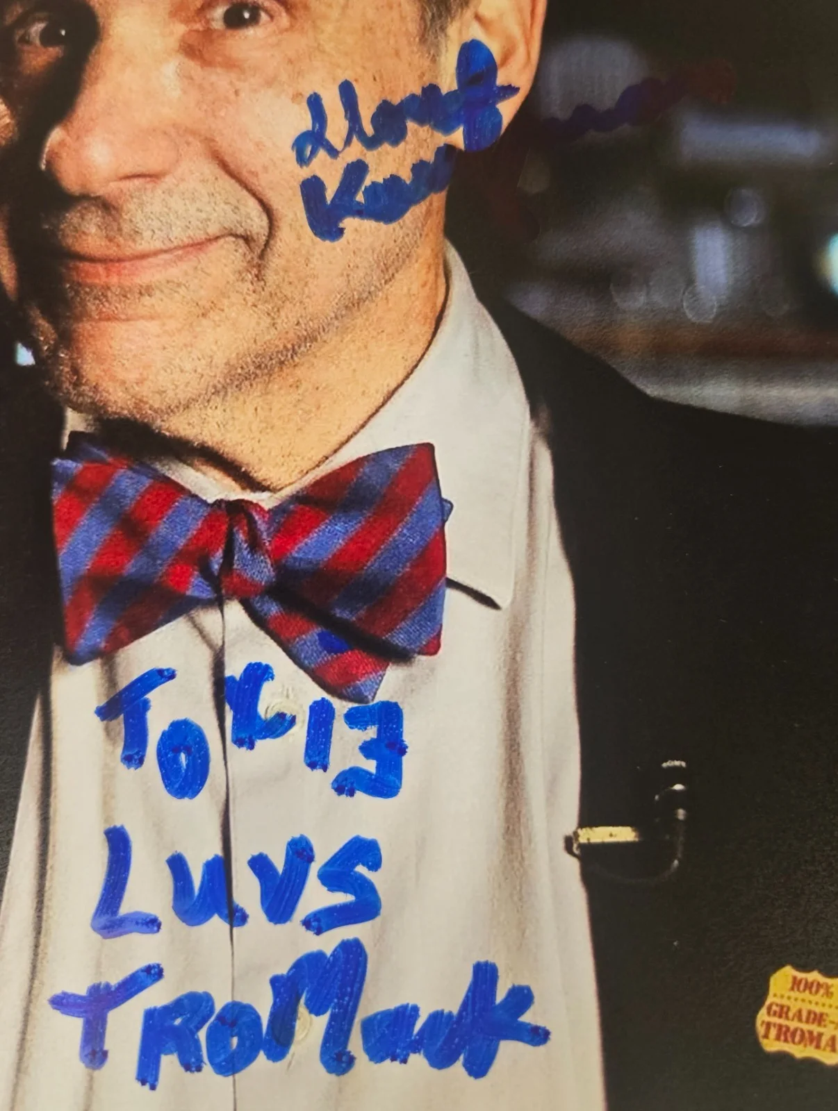 Lloyd Kaufman The Toxic Avenger Hand Signed Autograph 8x10 Photo In Person Troma, изображение 2
