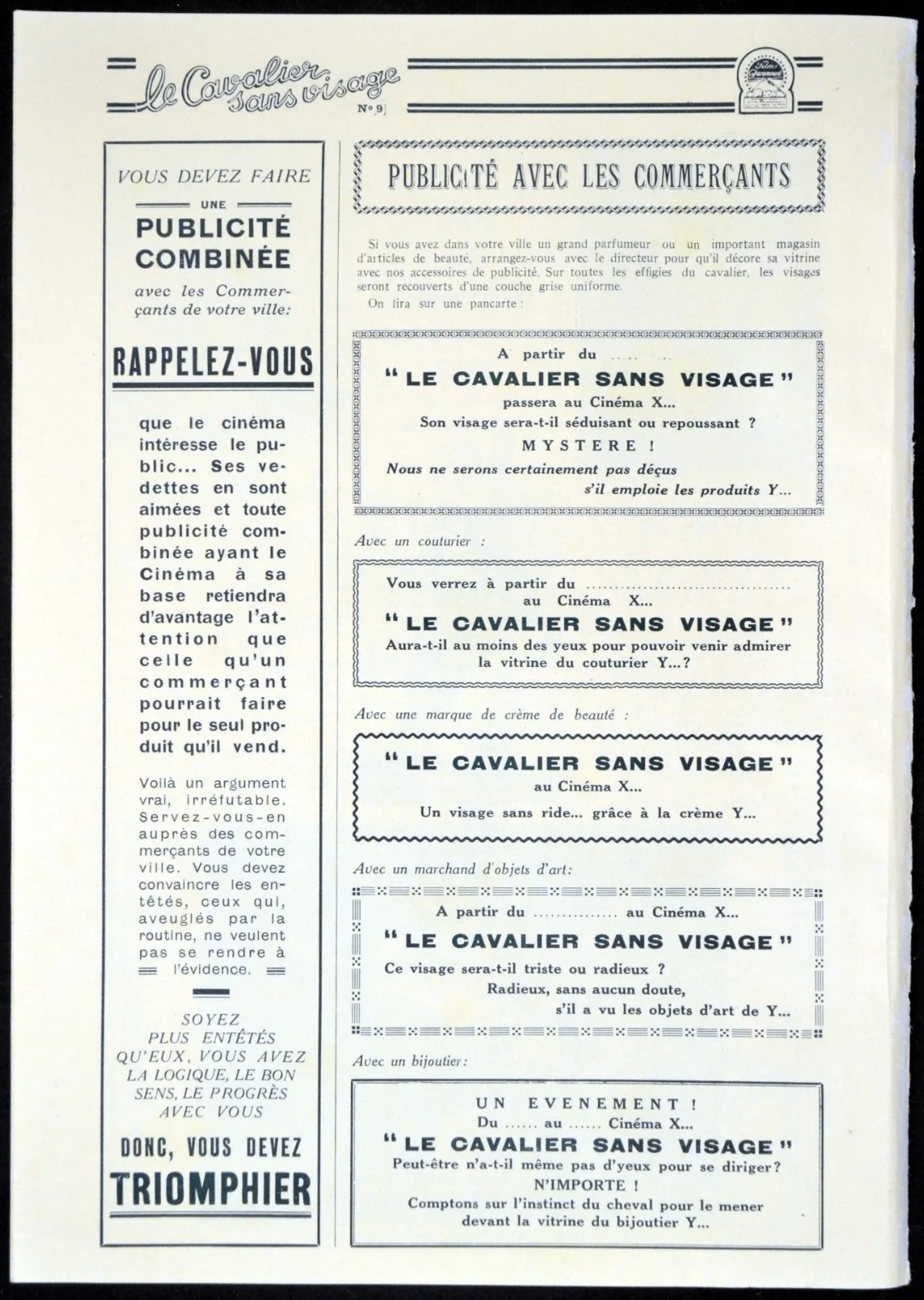 MYSTERIOUS RIDER 1927 Jack Holt, Betty Jewel, Charles Sellon FRENCH PRESSBOOK, изображение 5