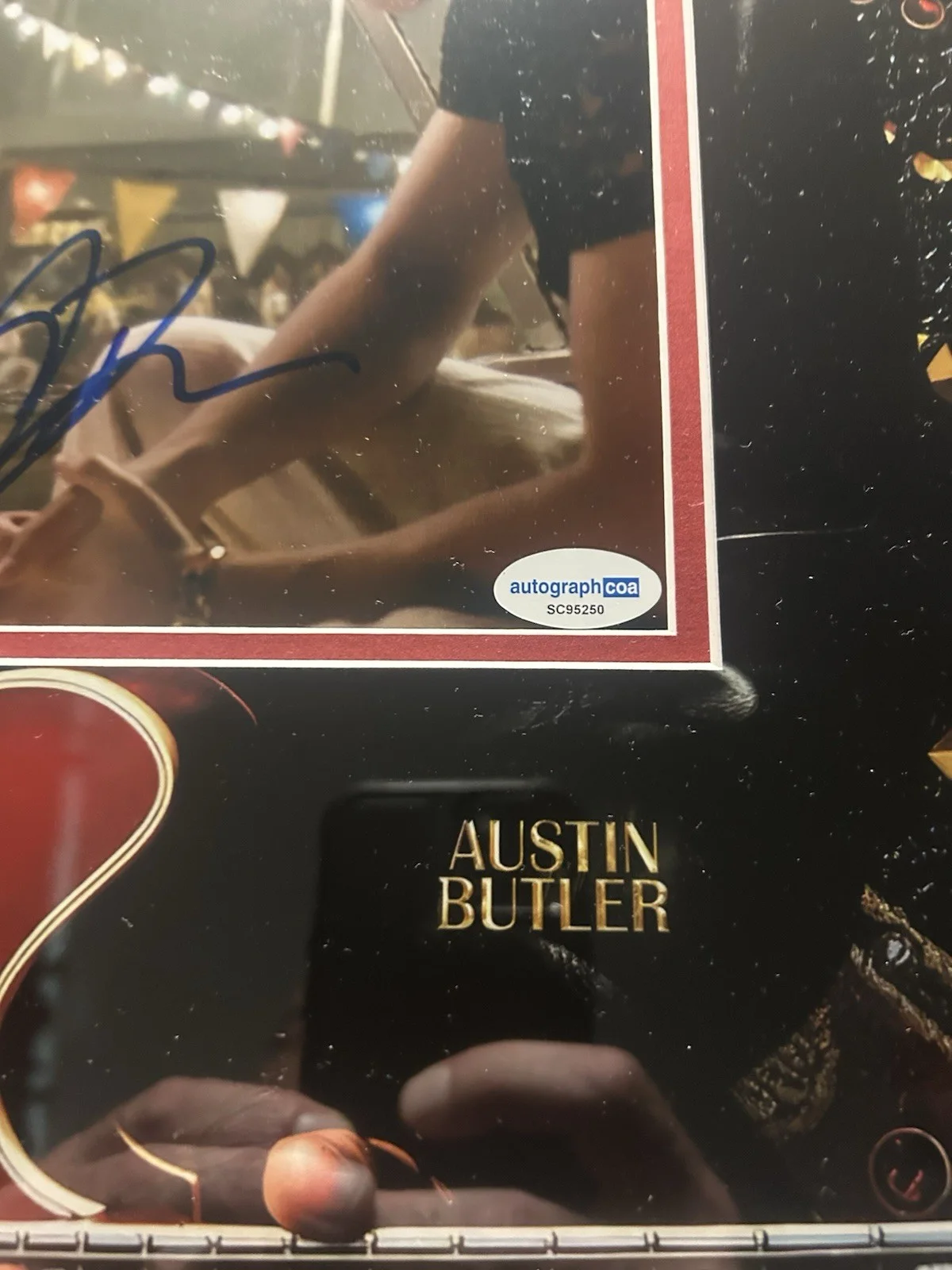 Austin Butler — Austin Butler Is Elvis! Custom Photo Mat and Autographed 8x10 with COA, изображение 3