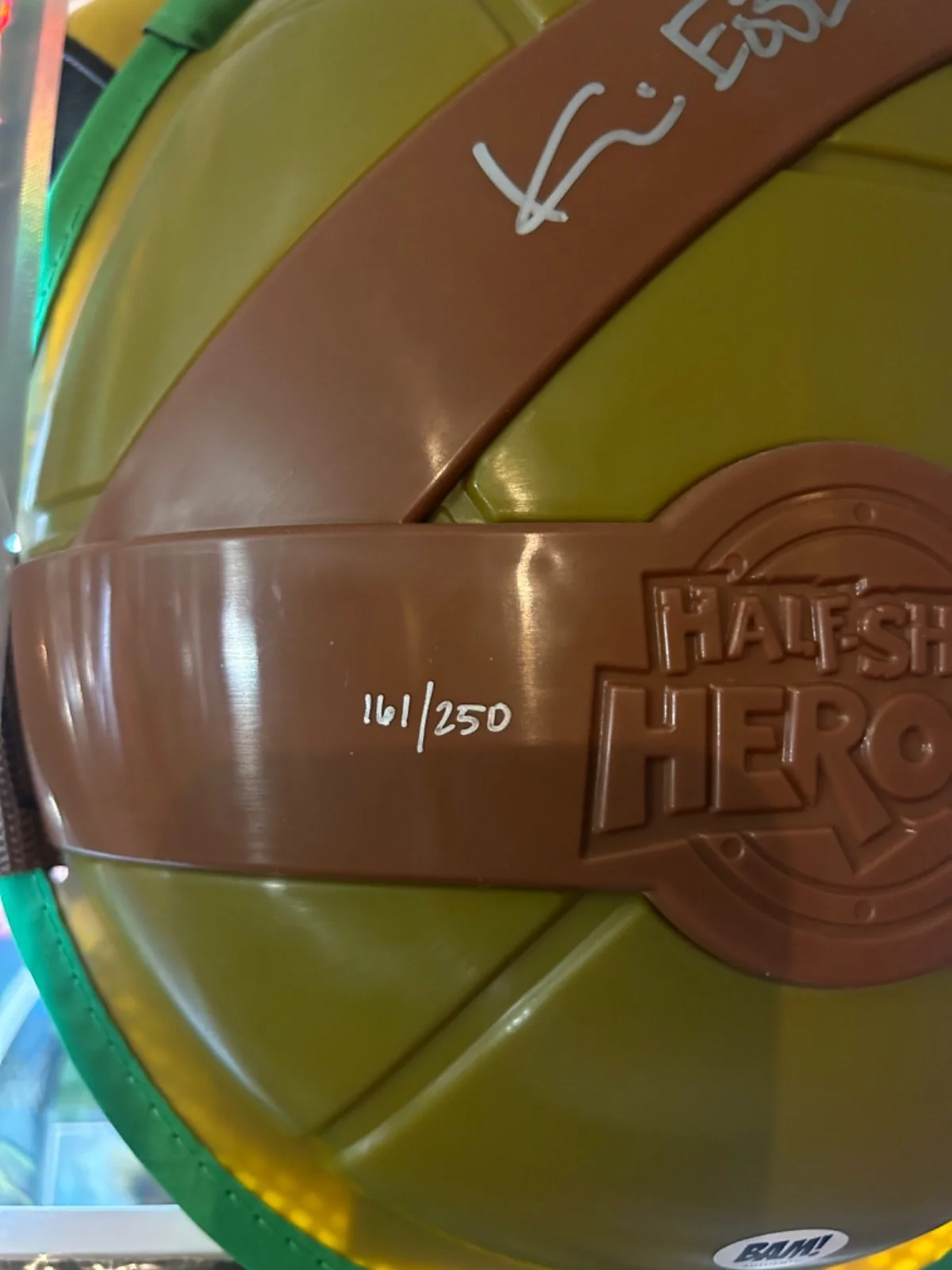 Kevin Eastman signed and numbered teenage mutant ninja turtle shell, image 2