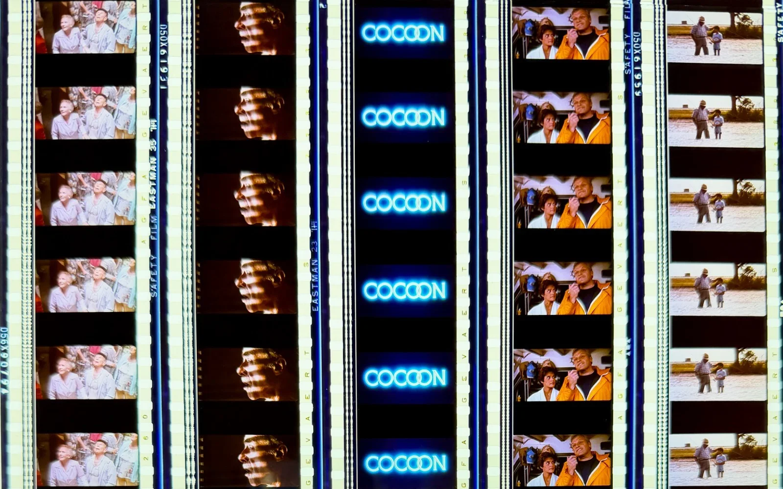 Cocoon 1985 Very Rare Unmounted Genuine 35mm Film Cells, image 5