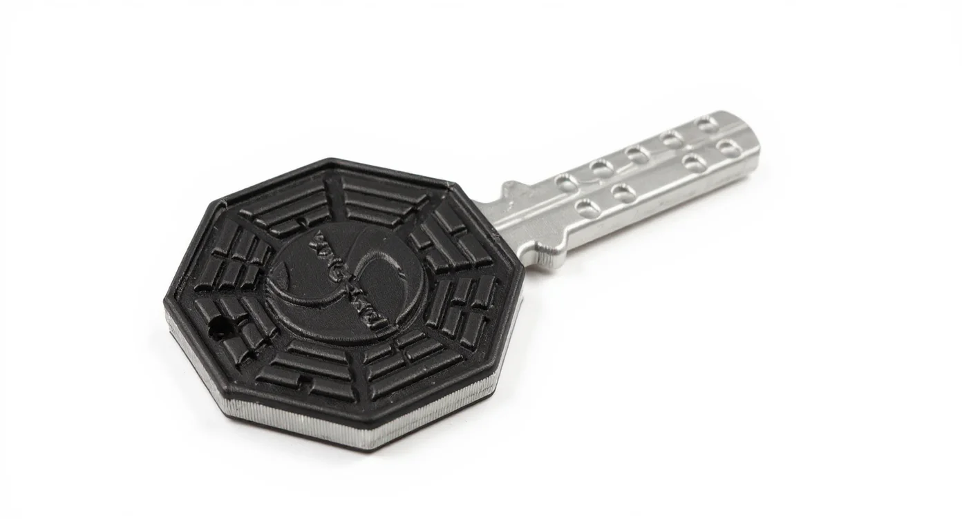 LOST Dharma failsafe key Replica Prop 3D Printed, image 4