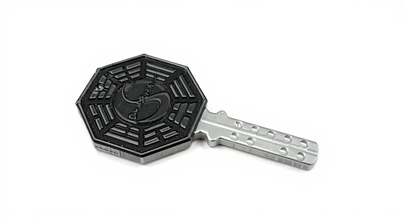 LOST Dharma failsafe key Replica Prop 3D Printed, image 5