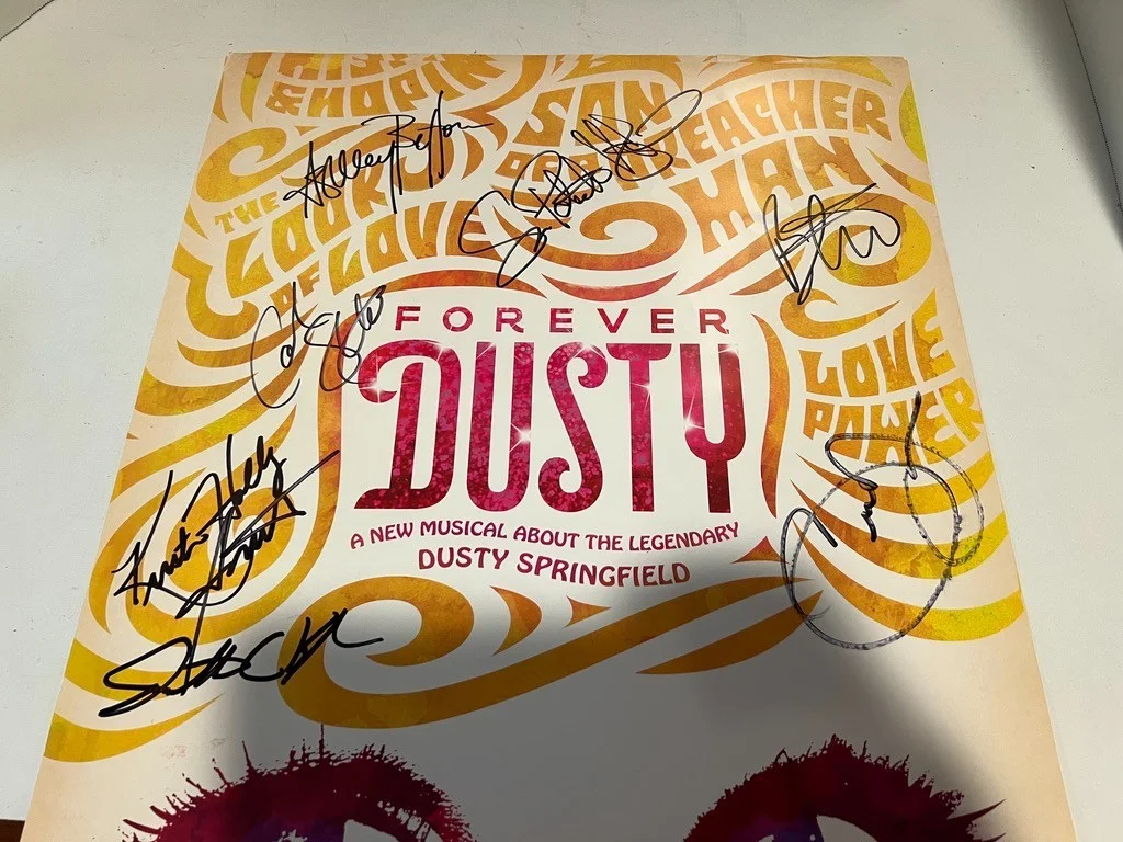 Forever Dusty Cast HAND SIGNED 14x22 Poster Window Card, image 2