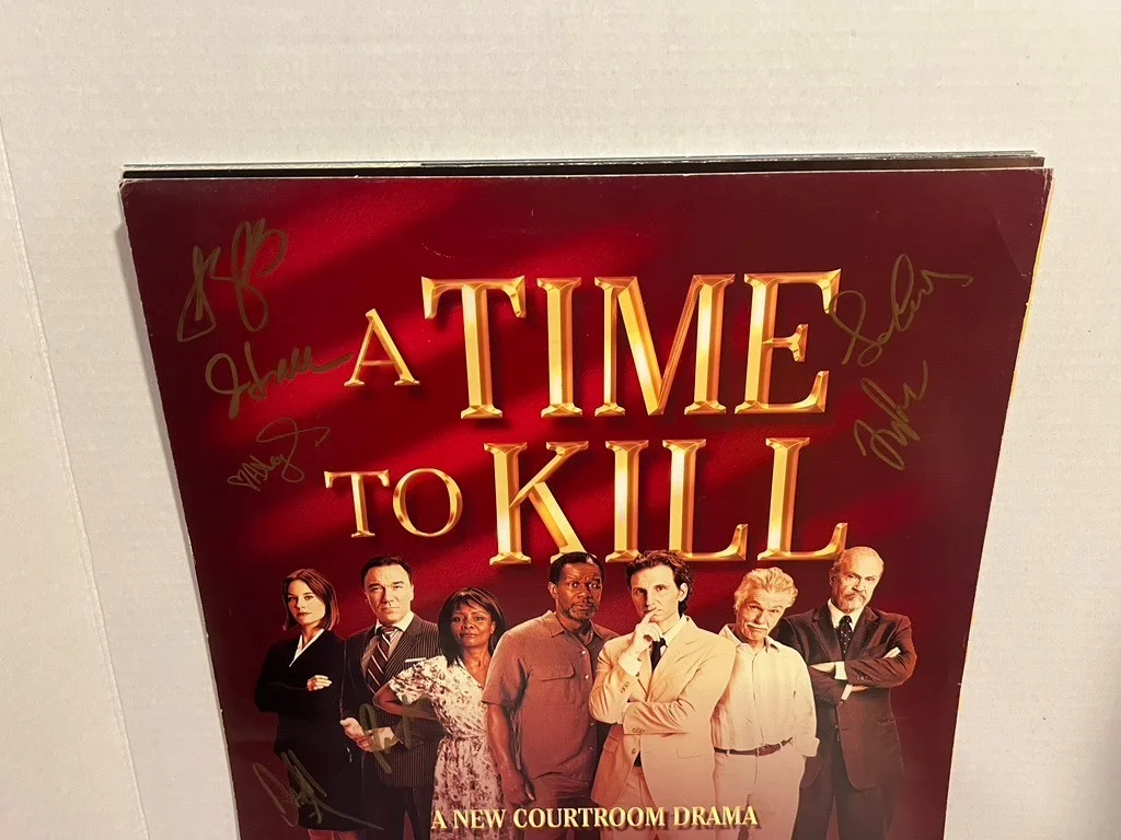 A Time to Kill Cast HAND SIGNED 14x22 Window Card, image 4