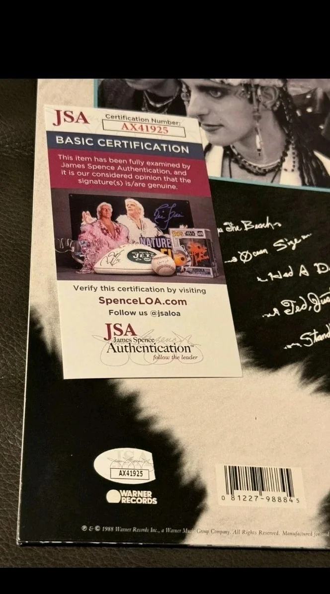 Jane's Addiction Signed Perry Farrell Nothing's Shocking Vinyl Record JSA Cert, image 3
