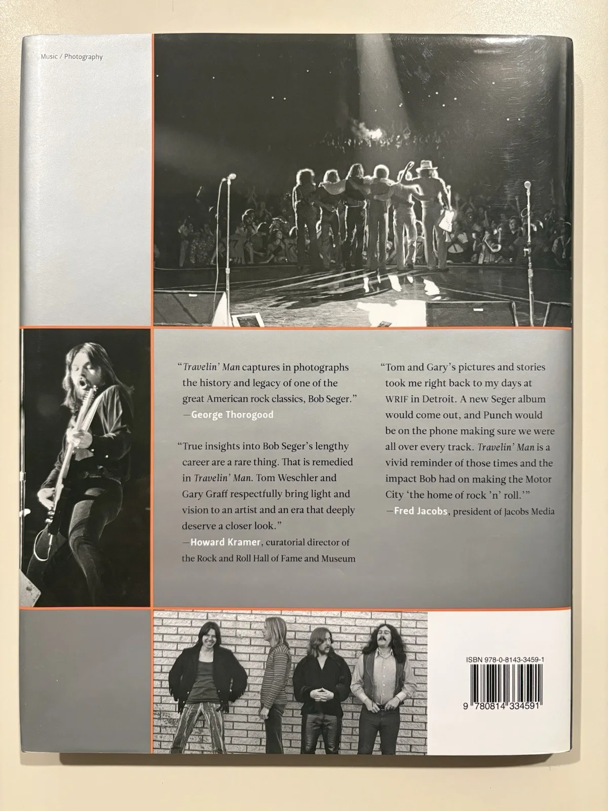 Travelin’ Man On The Road With Bob Seger SIGNED by Tom Weschler & Gary Graff, изображение 4