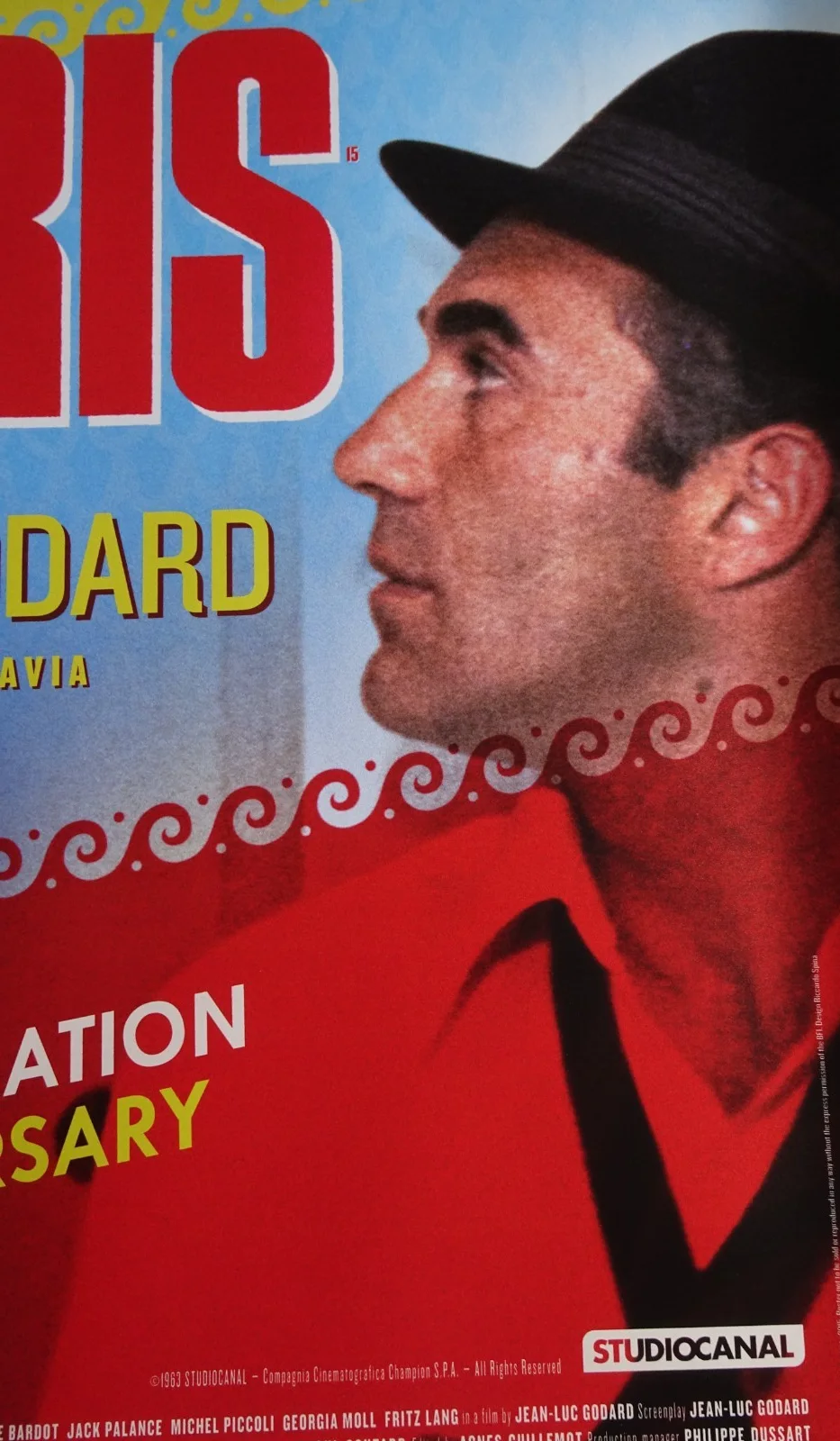 Le Mepris Poster BFI Cinema Quad Bridget Bardot 60th Anniversary Jean Luc Godard, изображение 3