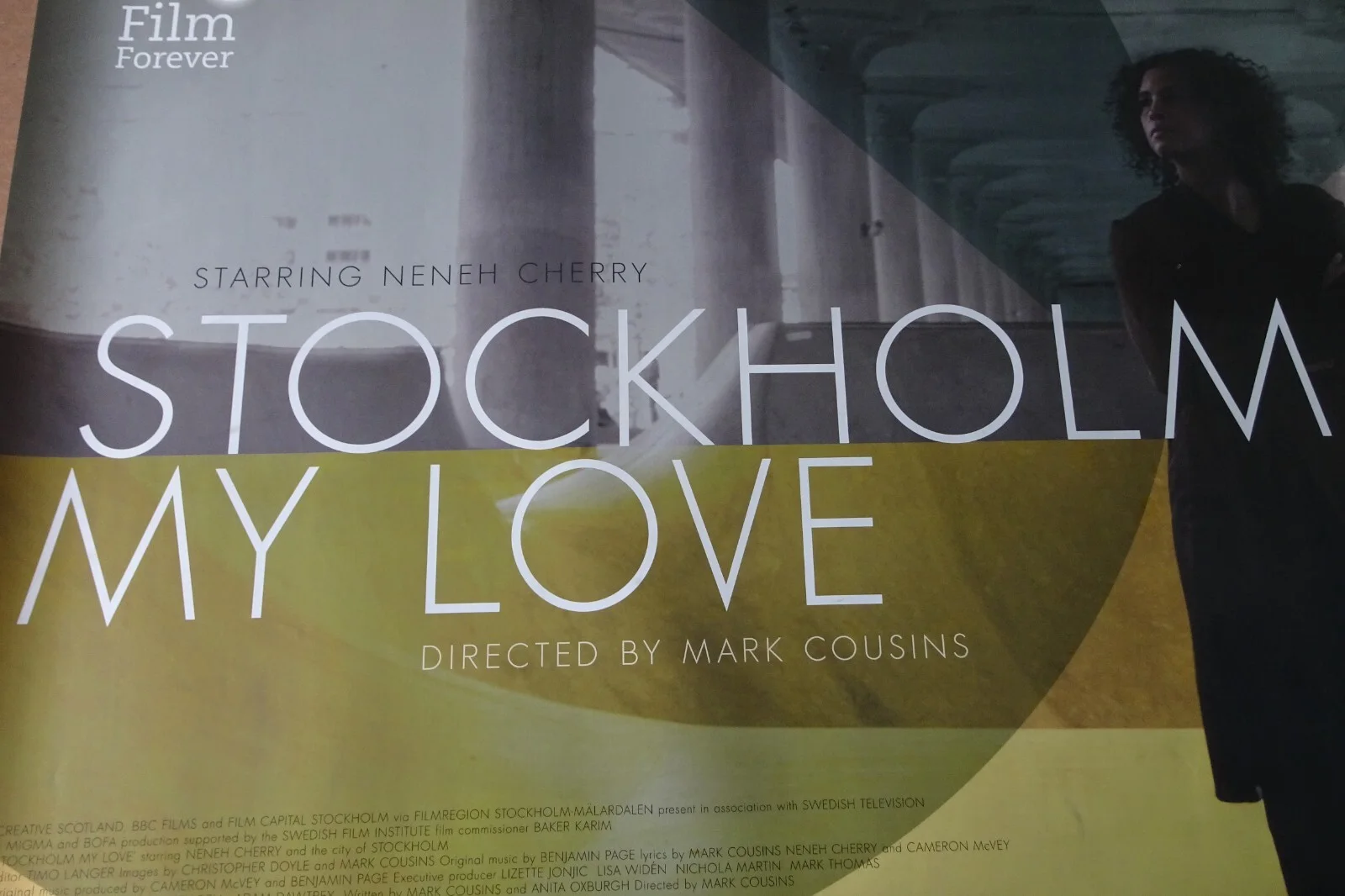 Stockholm My Love Poster Quad Neneh Cherry Mark Cousins 2016 BFI, изображение 3