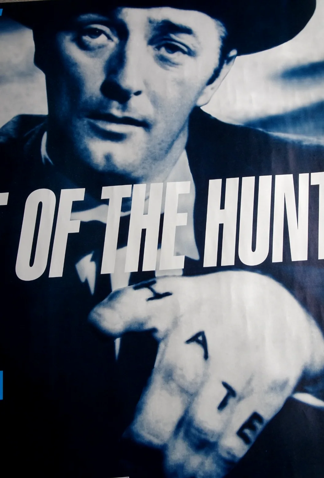 The Night Of The Hunter Poster BFI Release Quad 1999 Robert Mitchum, image 3