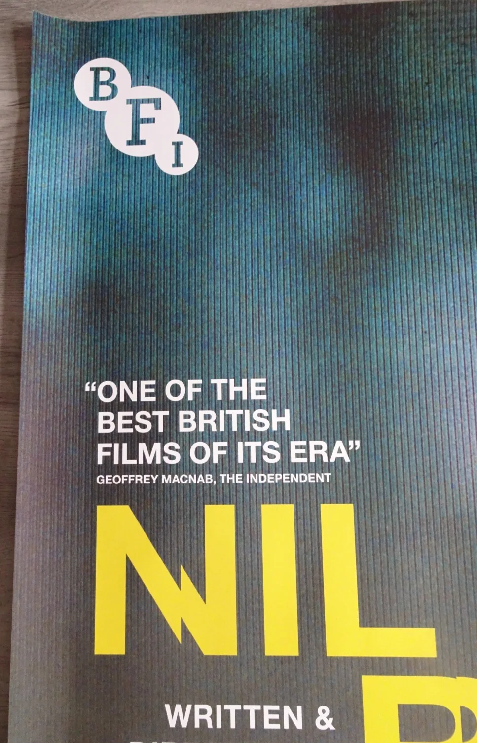 Nil By Mouth Poster Quad BFI 25th Re-Release Ray Winstone Gary Oldman 2022, изображение 2