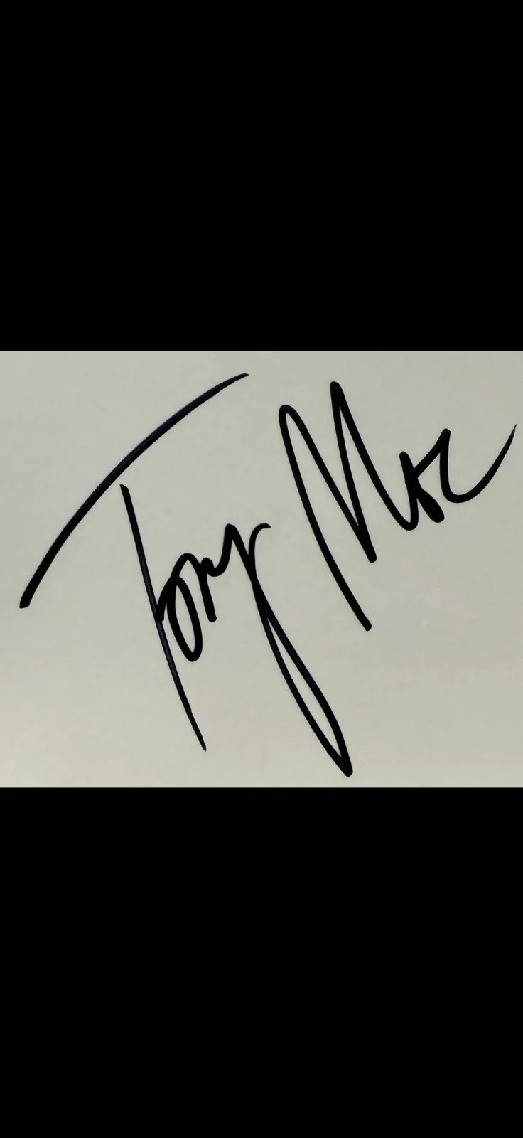 TOBYMAC Christian Music Artist Autographed “Steal My Show” Lyric Sheet, изображение 2