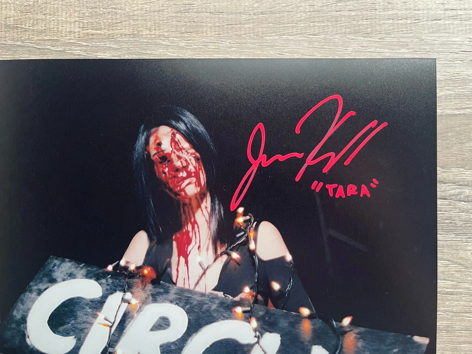 Jenna Kanell — Jenna Kanell Signed Terrifier 8x10 Photo JSA COA Tara Heyes Art The Clown, изображение 3