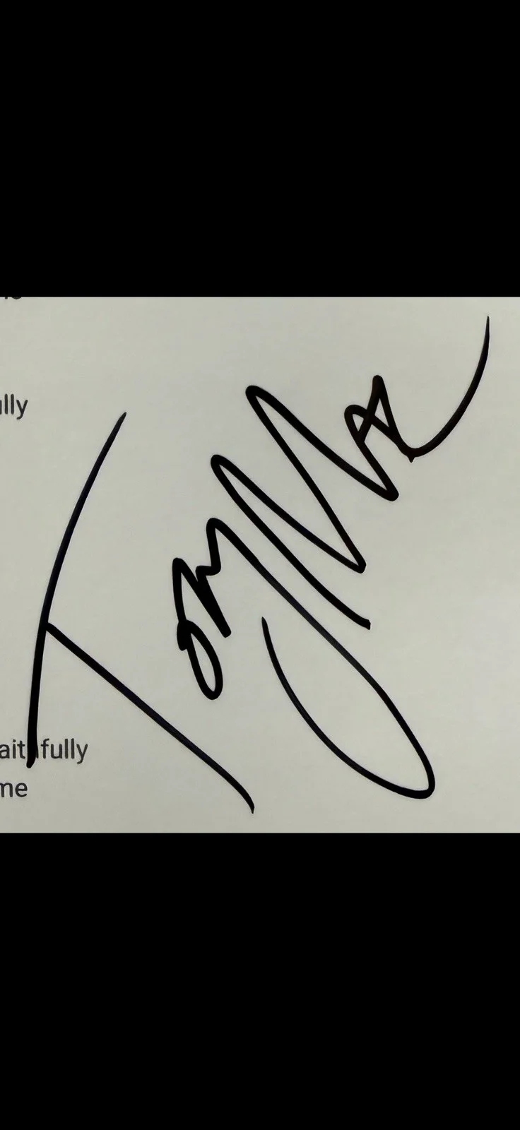 TOBYMAC Christian Music Artist Autographed “Faithfully ” Lyric Sheet, изображение 2