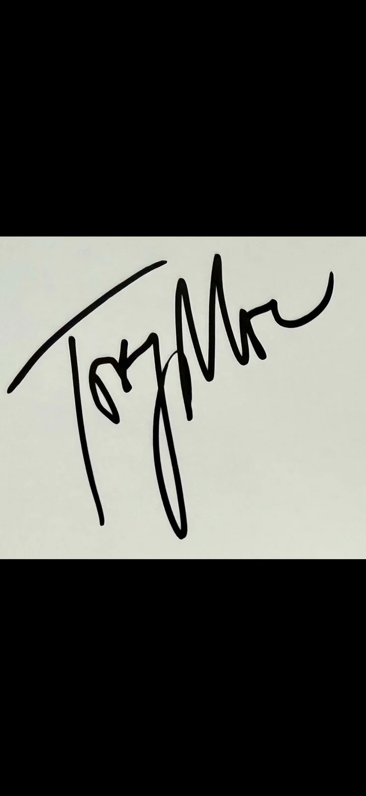 TOBYMAC Christian Music Artist Autographed “Ooh Ahh” Grits Lyric Sheet, изображение 2