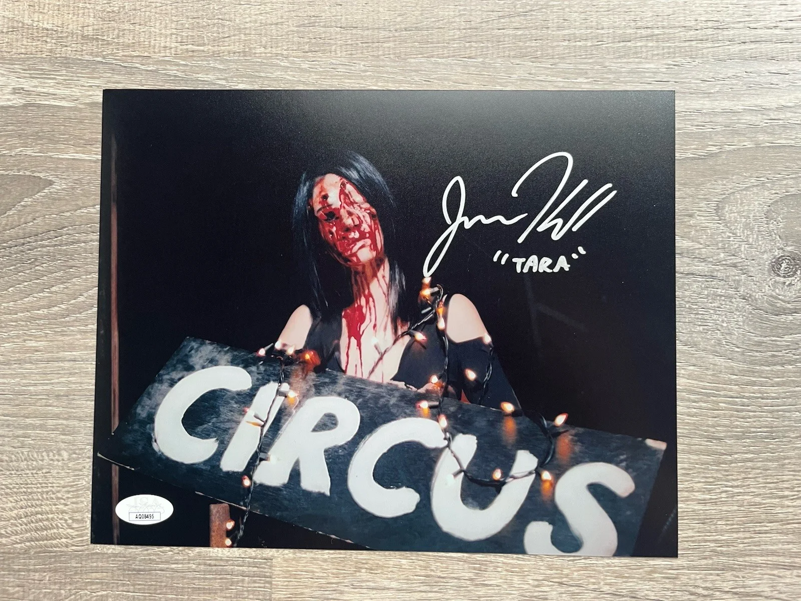 Jenna Kanell — Jenna Kanell Signed Terrifier 8x10 Photo JSA COA Tara Heyes Art The Clown, изображение 2