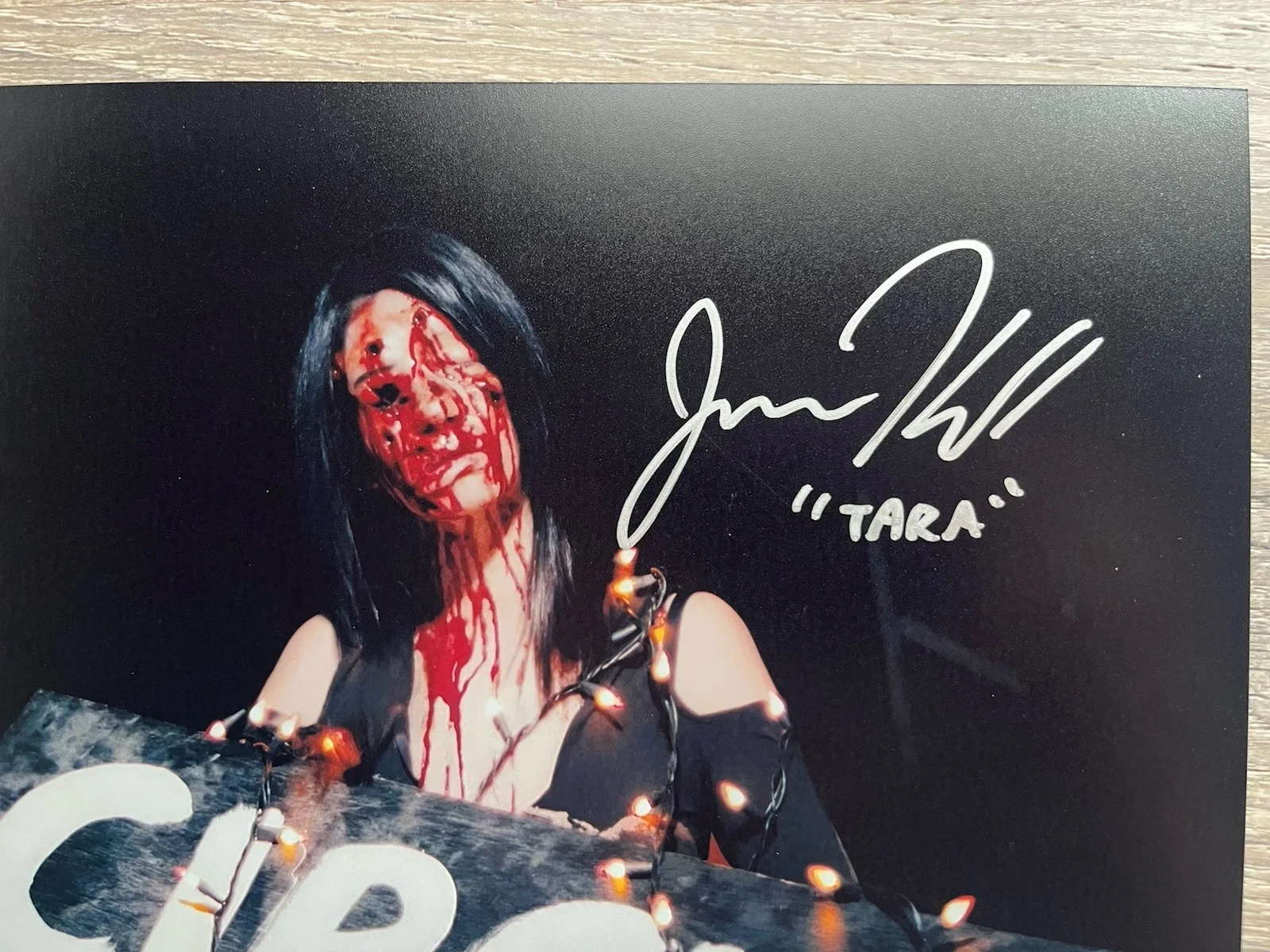 Jenna Kanell — Jenna Kanell Signed Terrifier 8x10 Photo JSA COA Tara Heyes Art The Clown, изображение 3
