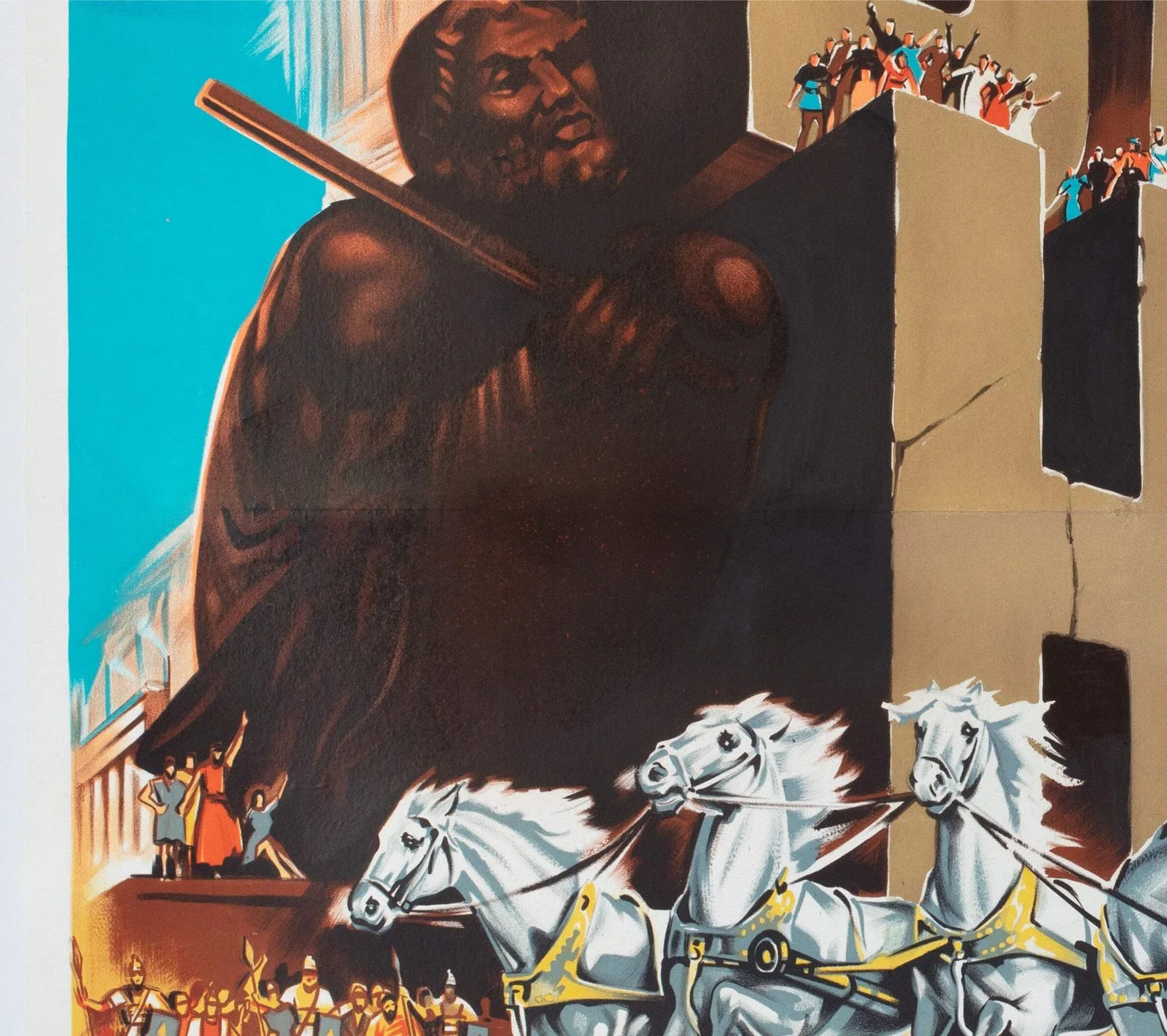 Ben Hur 1960 French Grande Style B Film Poster, изображение 5