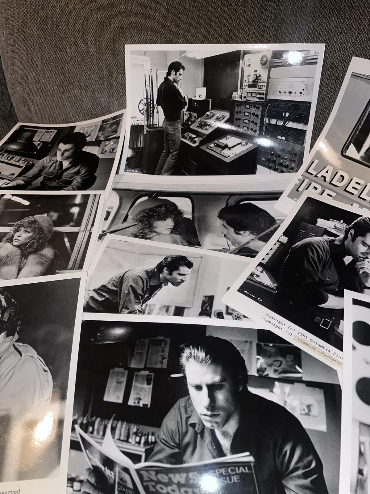 BLOW OUT 8X10 Film Stills NANCY ALLEN/JOHN TRAVOLTA Set 10 Brian De Palma 1981, изображение 4
