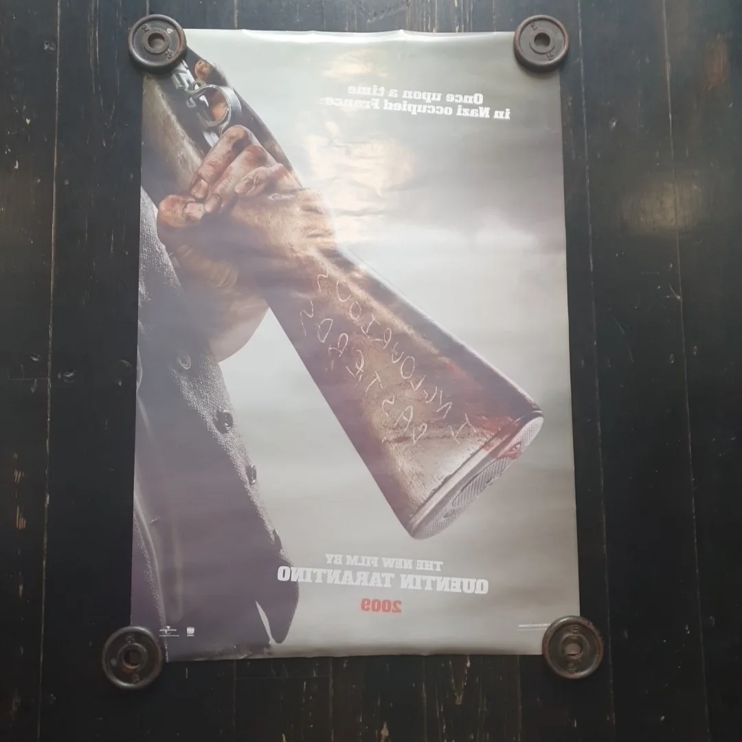 Quentin Tarantino - Inglourious Basterds - Light Box Poster, Reverse Back Print, image 2