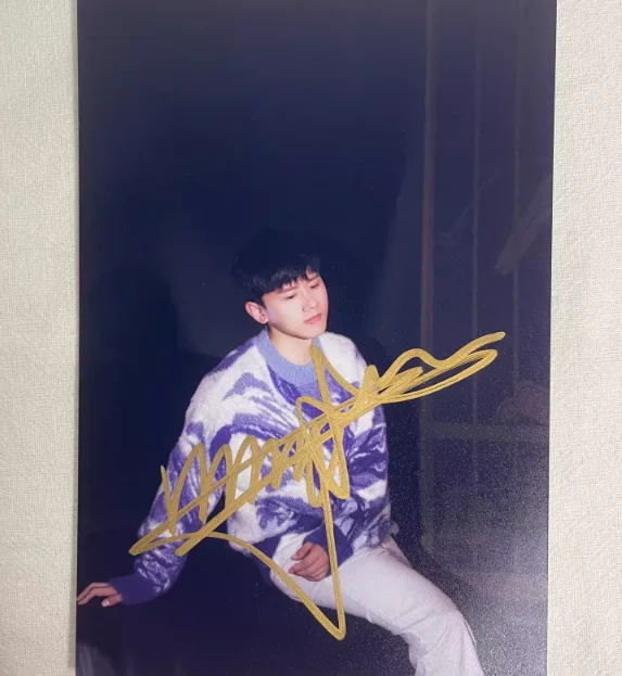 Zhang Jie 张杰 Signature Photo 6-Inch Celebrity Signature Photo, изображение 2