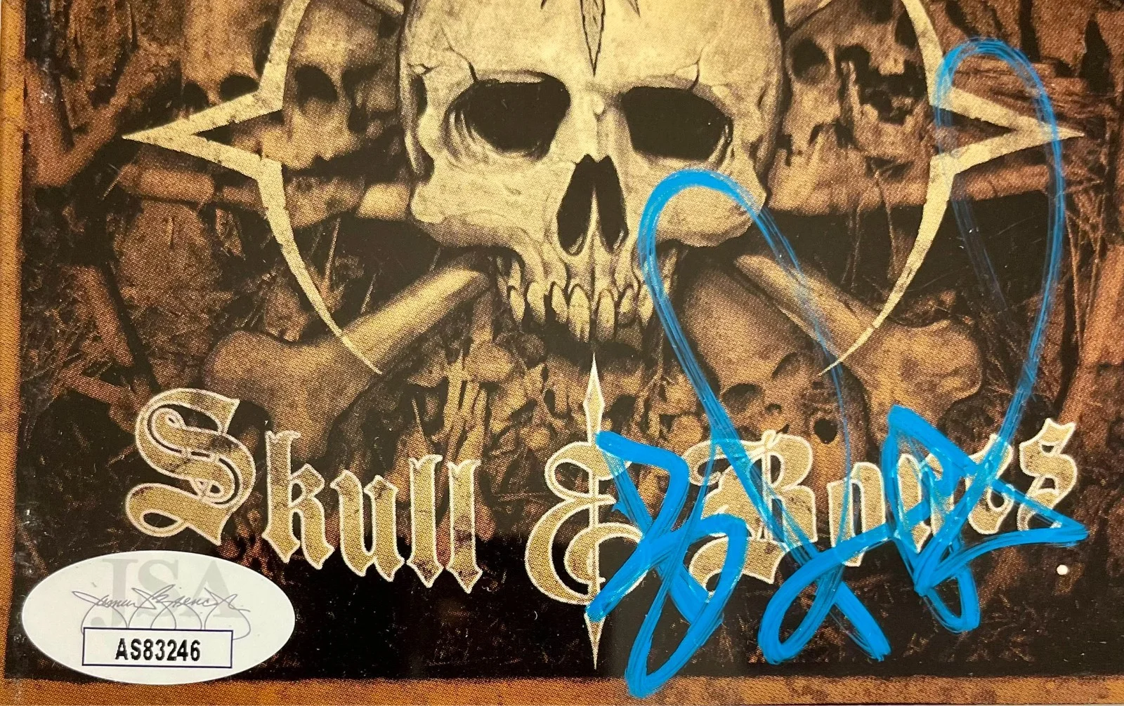 B-Real — B-Real Signed Cypress Hill Skull &Bones CD Booklet Framed Display Rap JSA COA, image 2