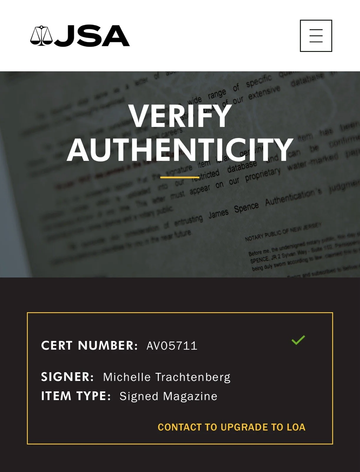 Michelle Trachtenberg — Michelle Trachtenberg d.2025 Signed BUFFY The Vampire Slayer Magazine w/ JSA COA, изображение 4