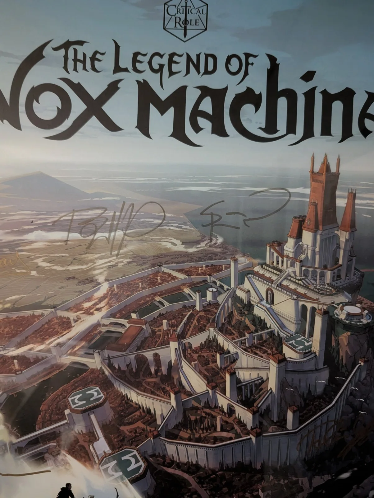 Legends Of Vox Machina Poster Signed Critical Role 18x24", изображение 2